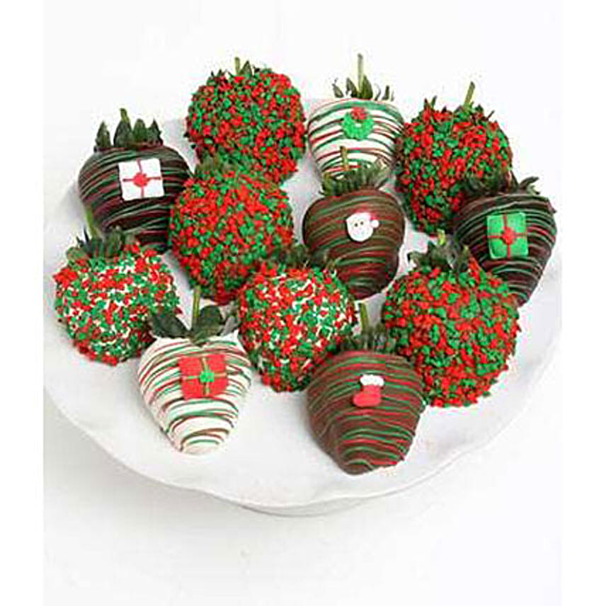 Christmas Chocolate Covered Strawberries usa