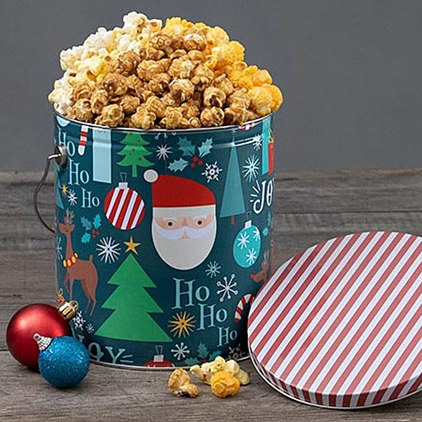Santa Claus Gourmet Popcorn Box 1 Gallon