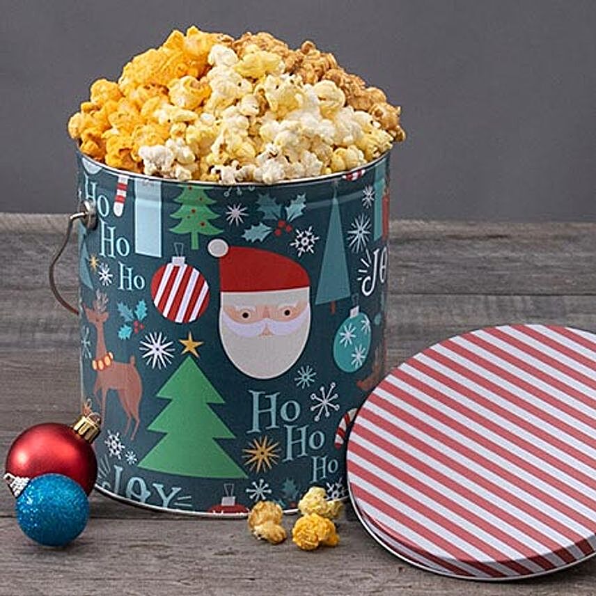 Santa Claus Popcorn Box 1 Gallon
