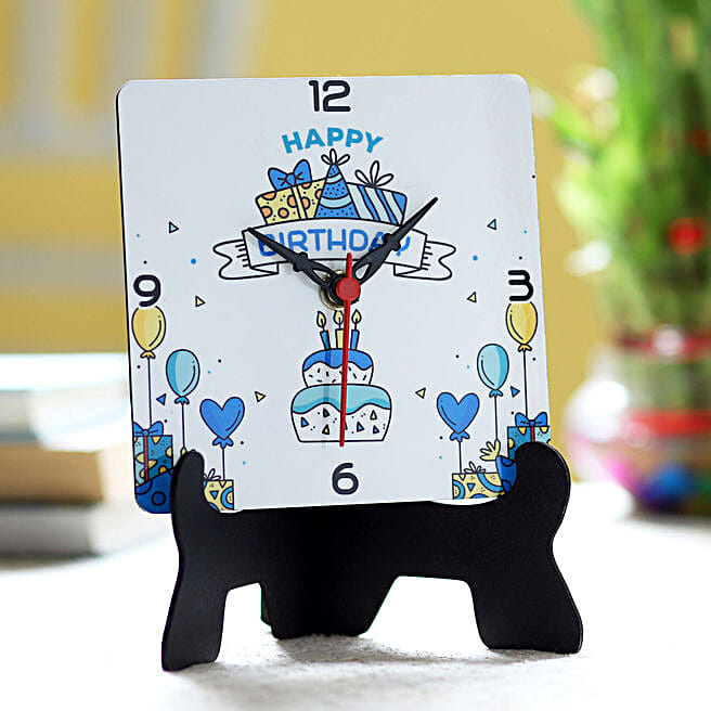 Birthday Theme Table Clock usa Gift Birthday Theme Table Clock FNP