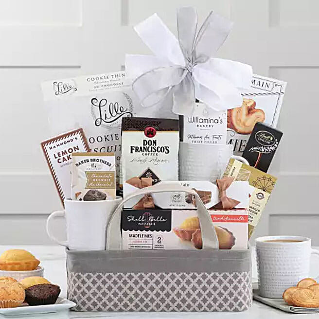 Coffee Tea and Cocoa Assortment Gift Basket usa Gift Coffee Tea and
