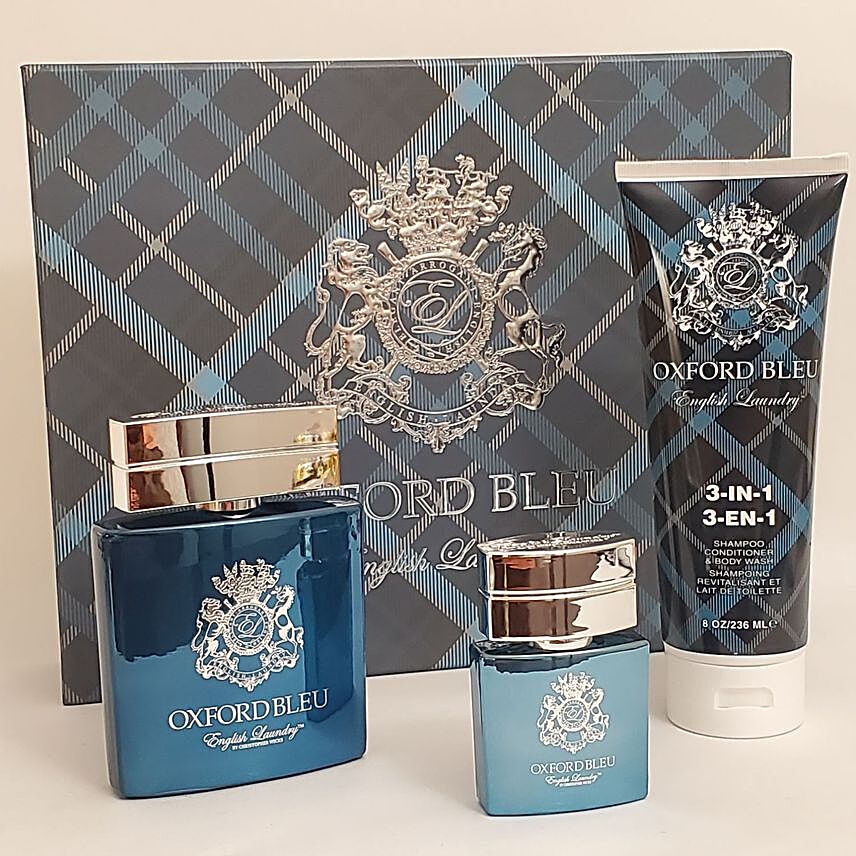 Oxford Bleu Gift Set For Men usa | Gift Oxford Bleu Gift Set For Men- FNP