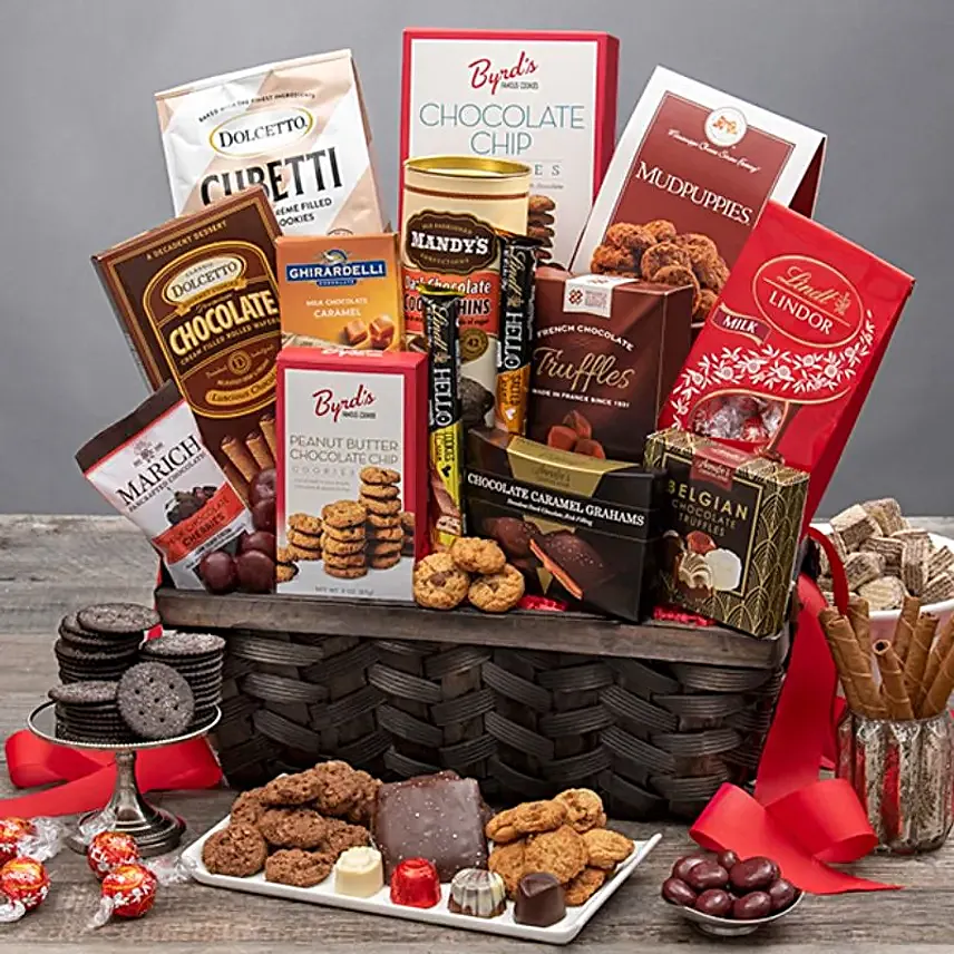 Premium Chocolate Gift Basket:Bhai Dooj Gift Hampers to USA