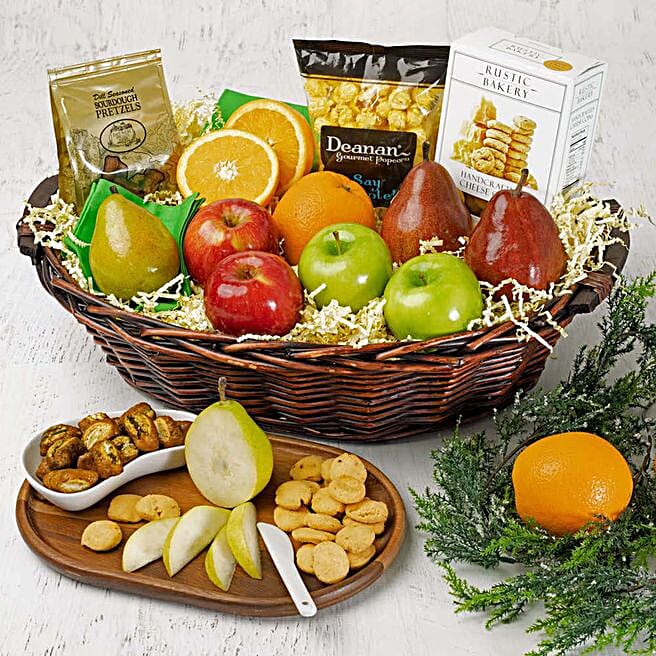 Orchard Fruit Basket usa Gift Orchard Fruit Basket Ferns N Petals