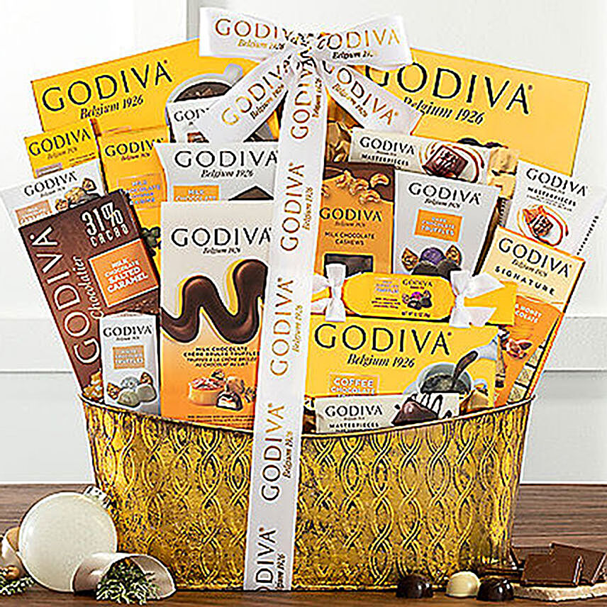 Godiva Delights Gift Basket