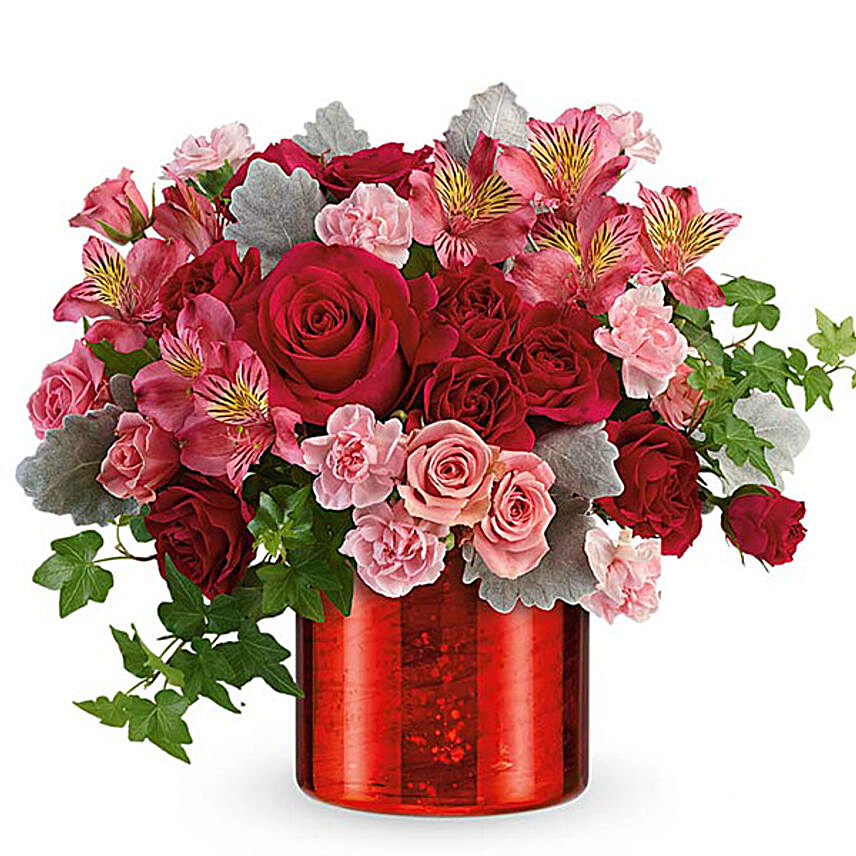 Majestic Red Floral Bunch