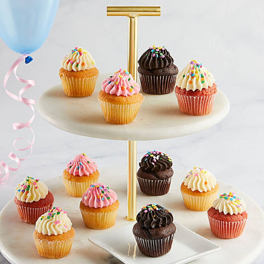 CRUMBS Mini Birthday Cupcakes