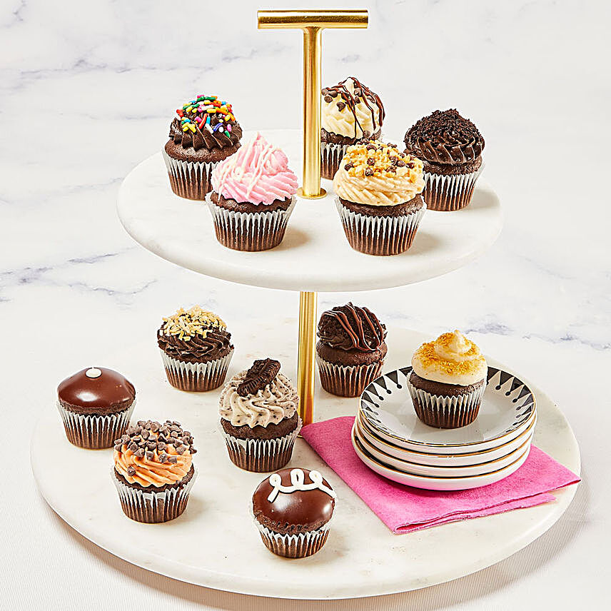 Mini Chocolate Lovers Cupcakes:Cup Cakes for USA