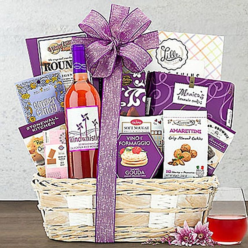 Windwhistle Moscato Wine Basket usa | Gift Windwhistle Moscato Wine ...