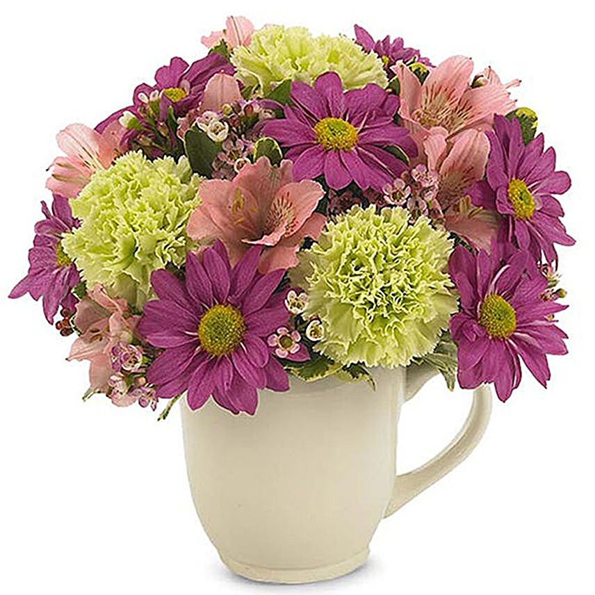 Vivacious Mixed Flowers Bunch