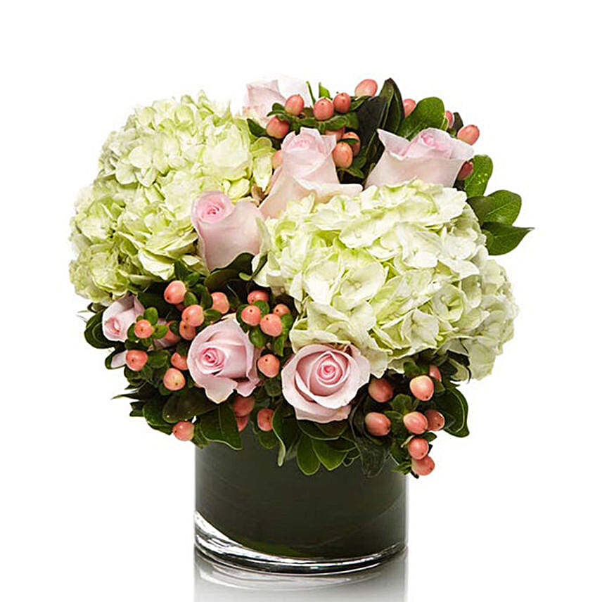 Pure Elegance Mixed Flowers Arrangement