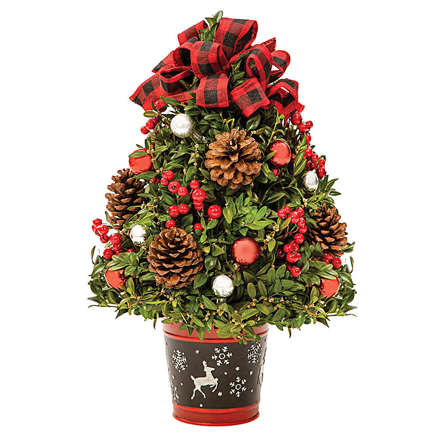 Reindeer Games Flower Tree:Christmas Flowers to USA