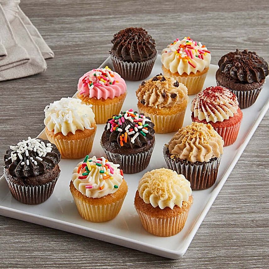 Assorted Cup Cakes 12:Send Halloween Gifts to USA
