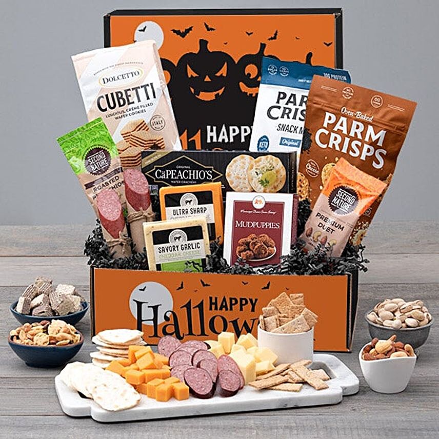Haunted Halloween Meat And Cheese Package