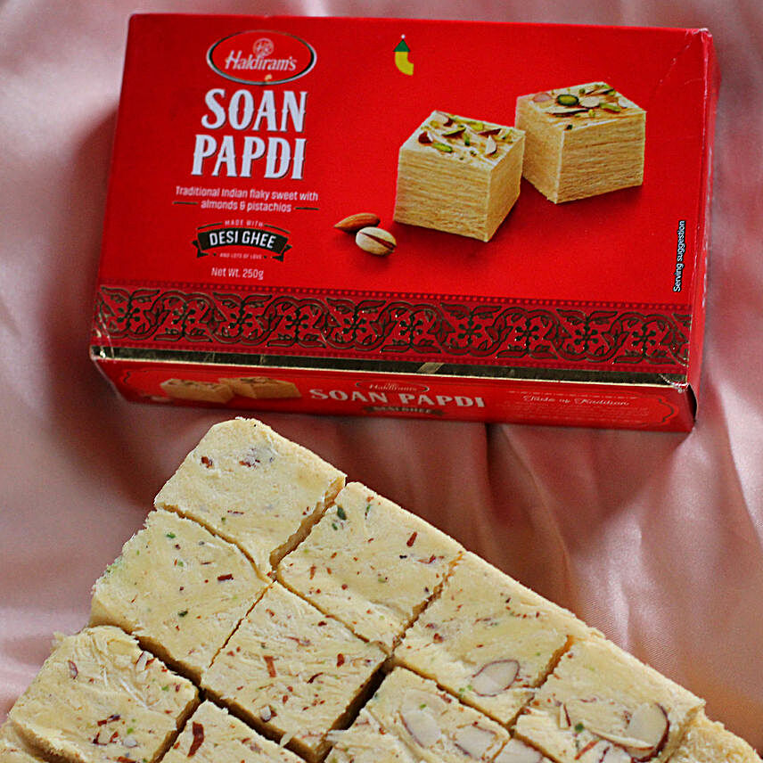 Haldiram Soan Papdi 250 Gms For Diwali:Send Diwali Sweets to USA