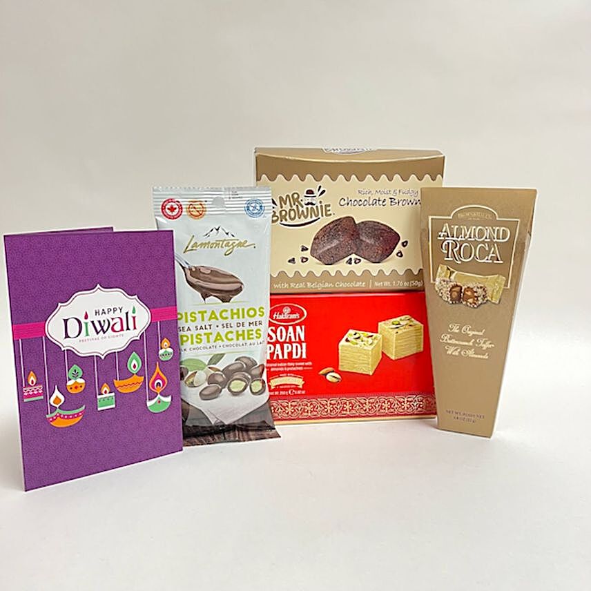 Delicious Sweet And Savoury Munchies Diwali Hamper