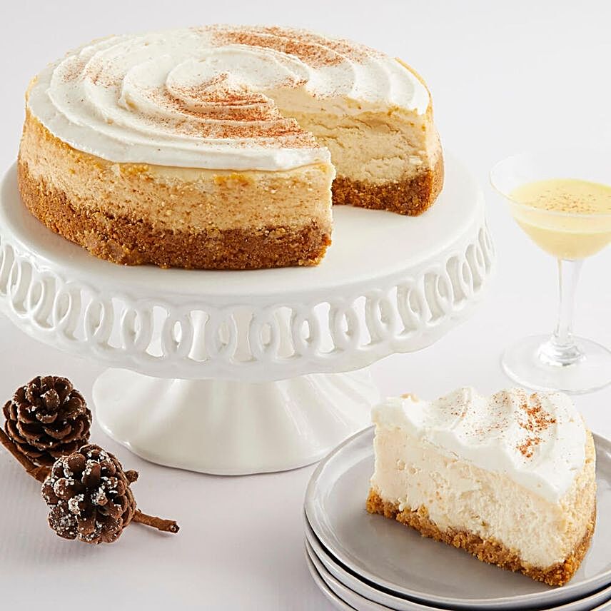 Delicious Eggnog Cheesecake:Cheesecake Delivery In USA
