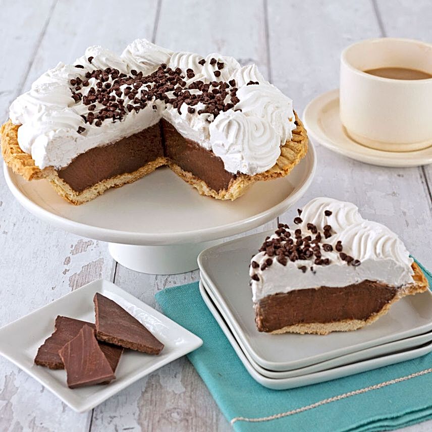 Thanksgiving Chocolate Cream Pie