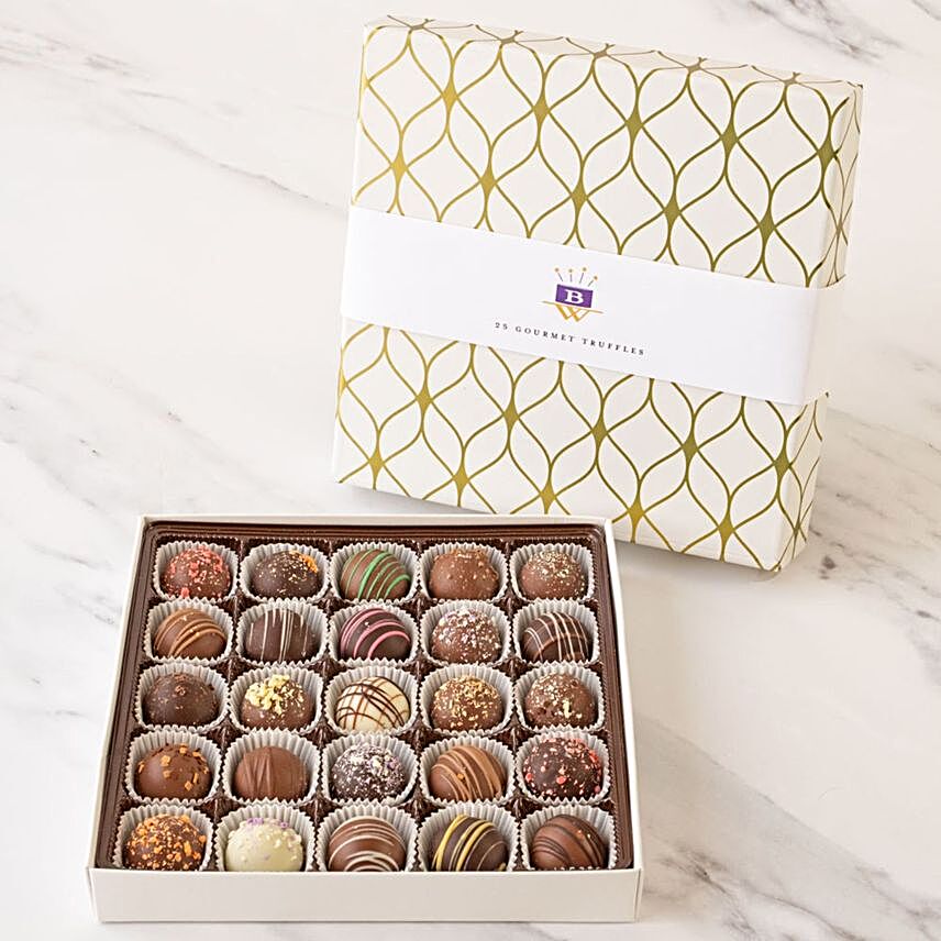Deluxe Chocolate Truffle Gift Box:Patisserie to USA