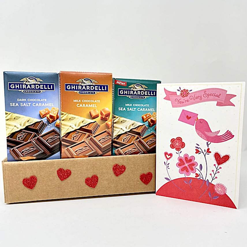 Happy Valentines Day Chocolates And Card
