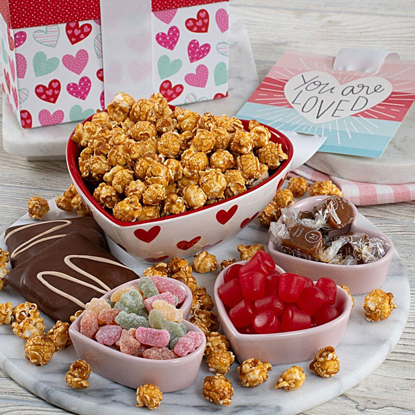 From The Heart Candy And Chocolate Gift Tower:Send Promise Day Gifts to USA