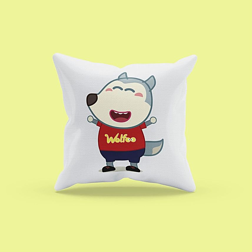 Cheerful Wolfoo Pillow:Personalised Cushions to USA