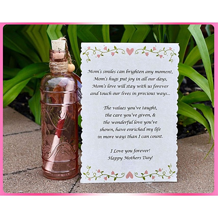 Happy Mothers Day Personalised Message In A Bottle