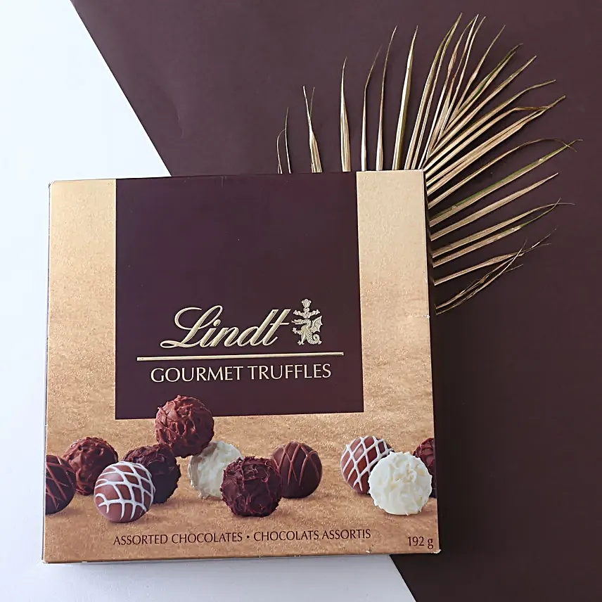 Lindt Gourmet Truffles Gift Box:Send Bhai Dooj Gifts to USA