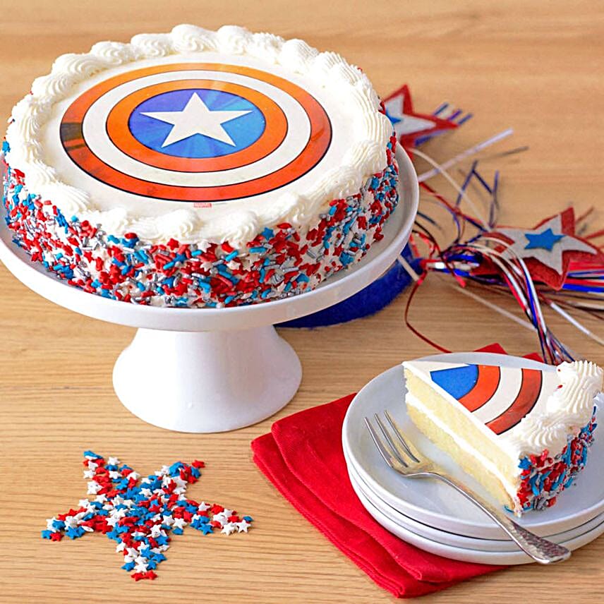 Captain America Cake