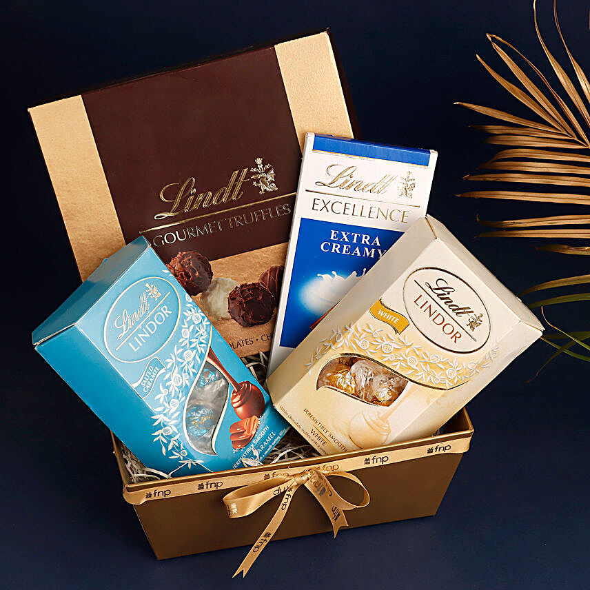 Lindt Chocolates Hamper:Karwa Chauth Gifts to USA