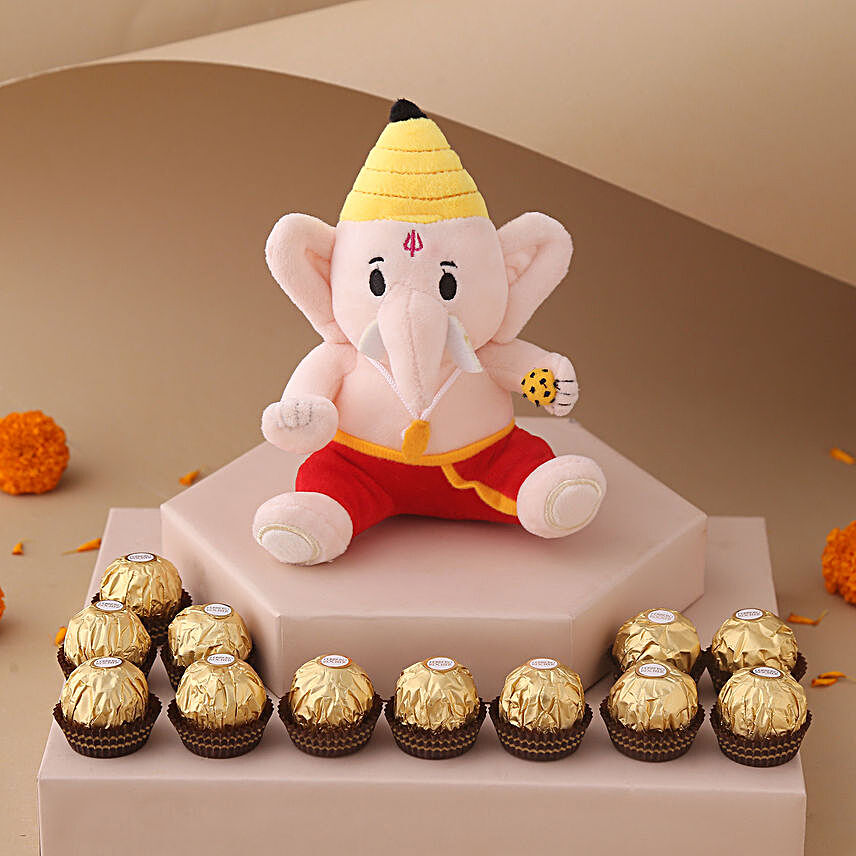 Ganesha Toy & Ferrero Rocher:Diwali Chocolates to USA