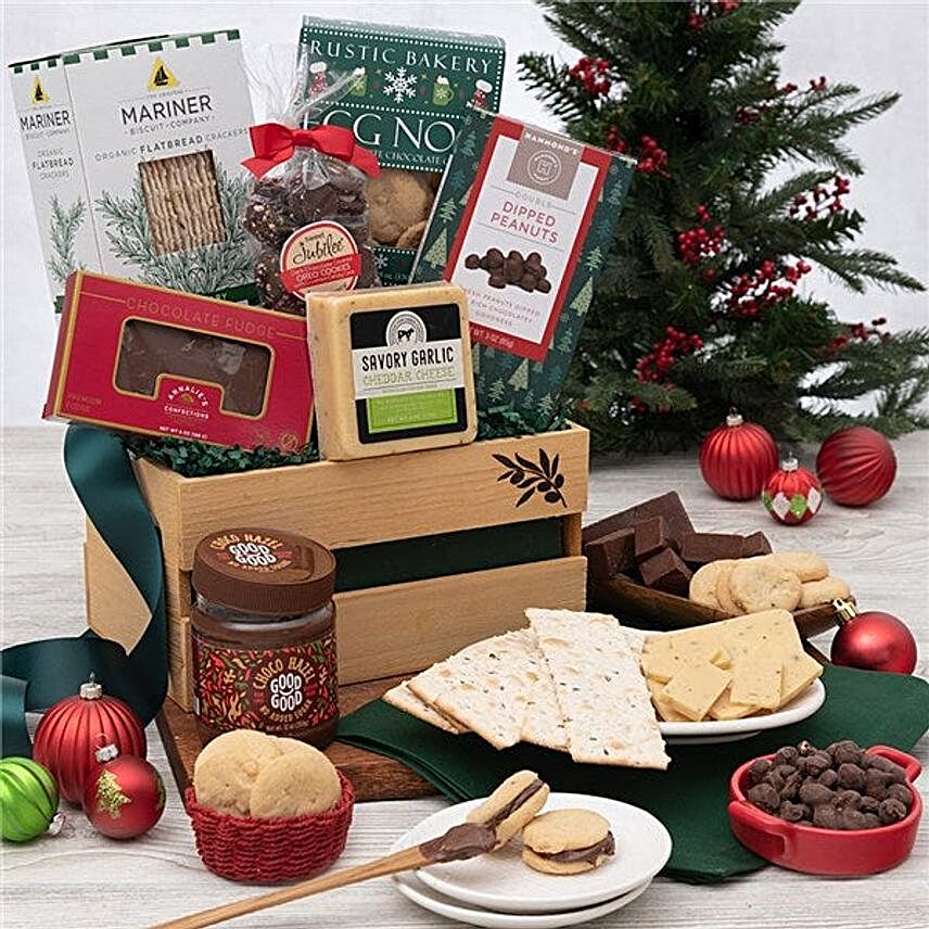 Christmas Greetings Gift Crate