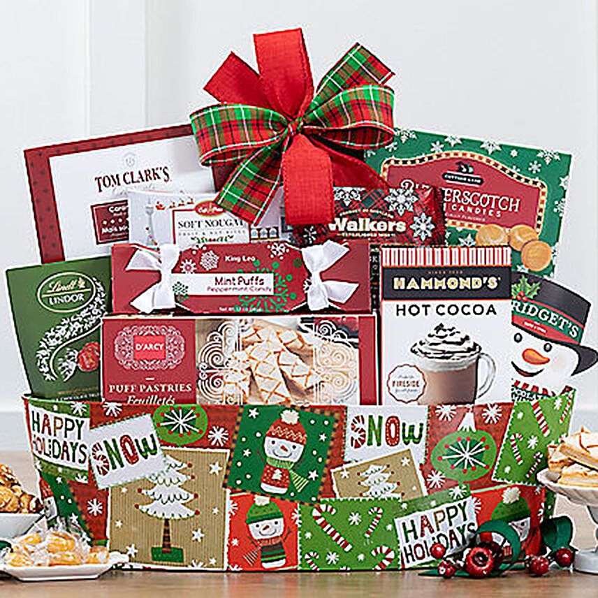 Sweet Holiday Wishes Gift Basket