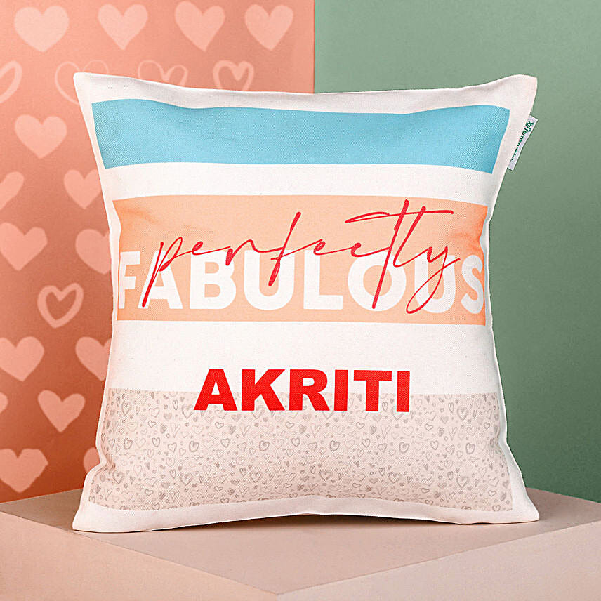 Personalised Perfectly Fabulous Cushion