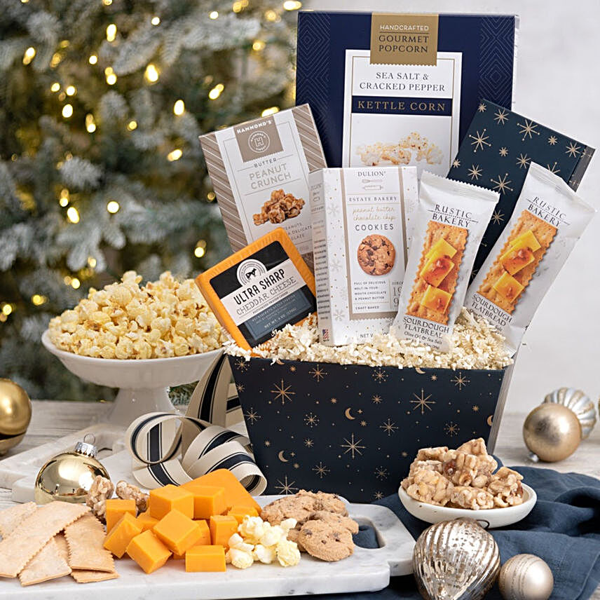Crackers And Cheese Gift Basket