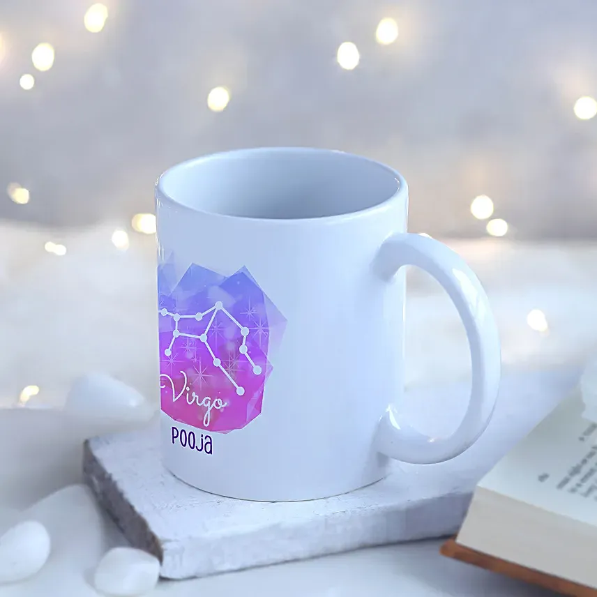 Virgo Zodiac Sign Personalised Mug