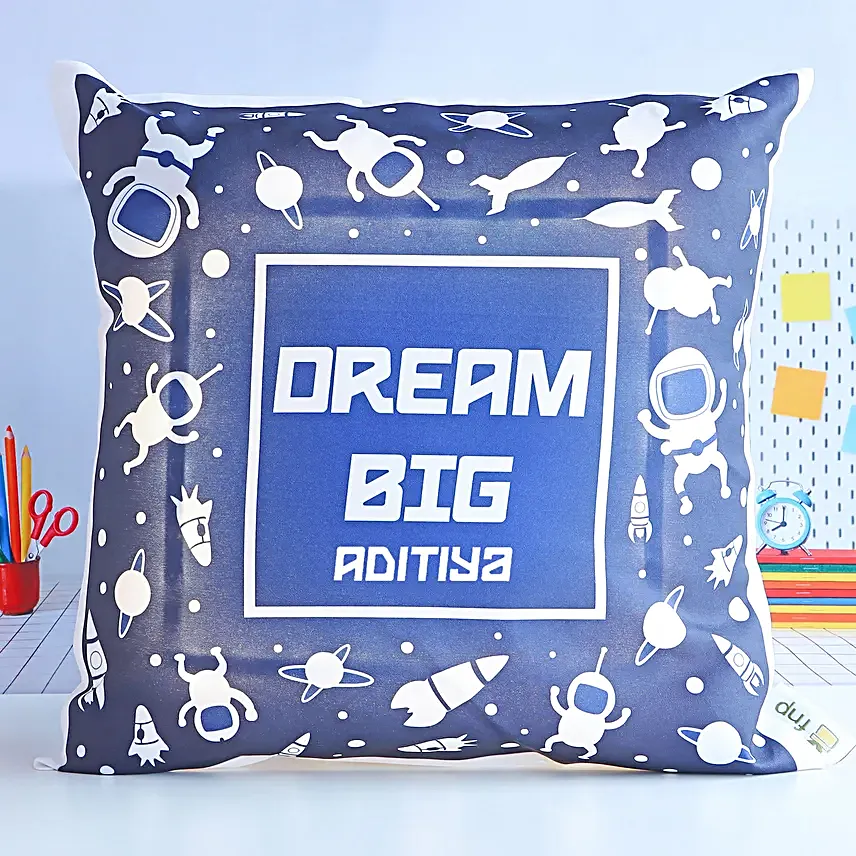Dream Big Kids Day Cushion