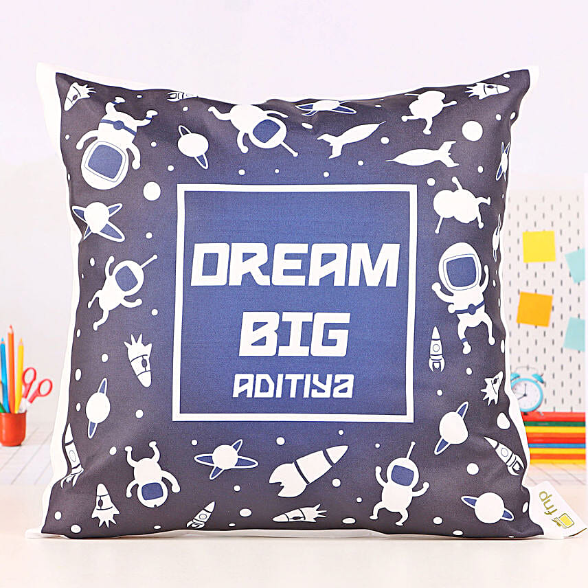Dream Big Kids Day Cushion