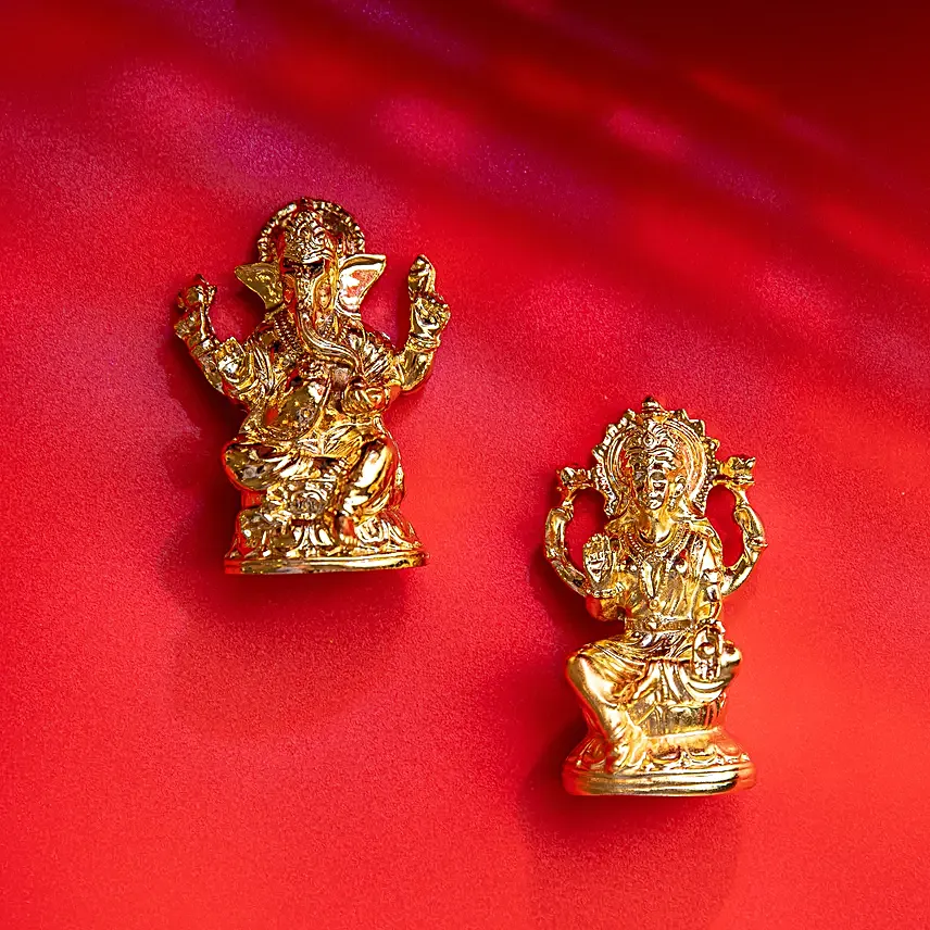 Kaju Katli N Lakshmi-Ganesha Idol Gift Set