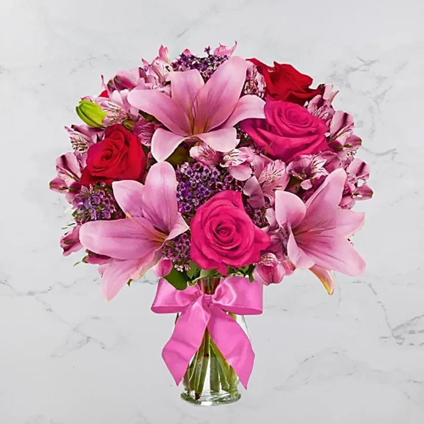 Rose and Lily Bouquet