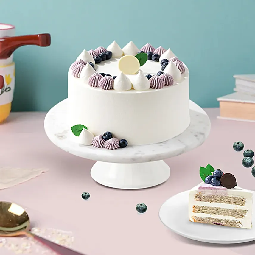 Blueberry Chiffon Cake