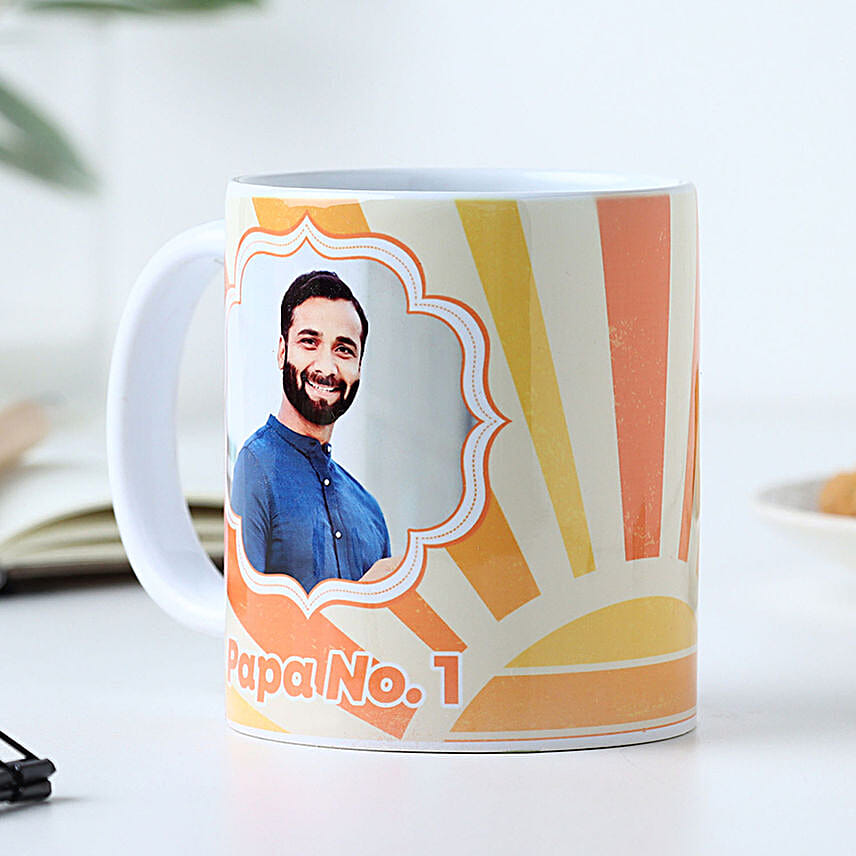 no1 dad personalised mug