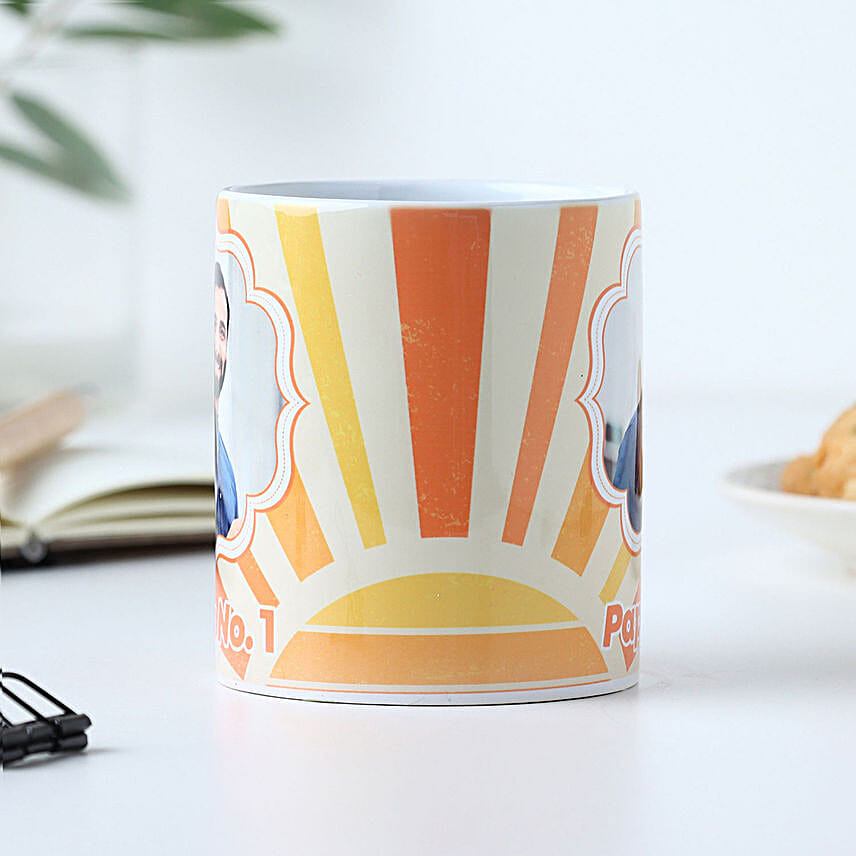no1 dad personalised mug