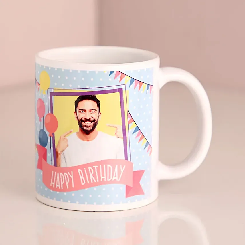 birthday boy personalised mug