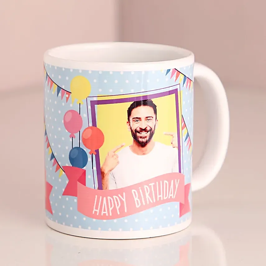 birthday boy personalised mug