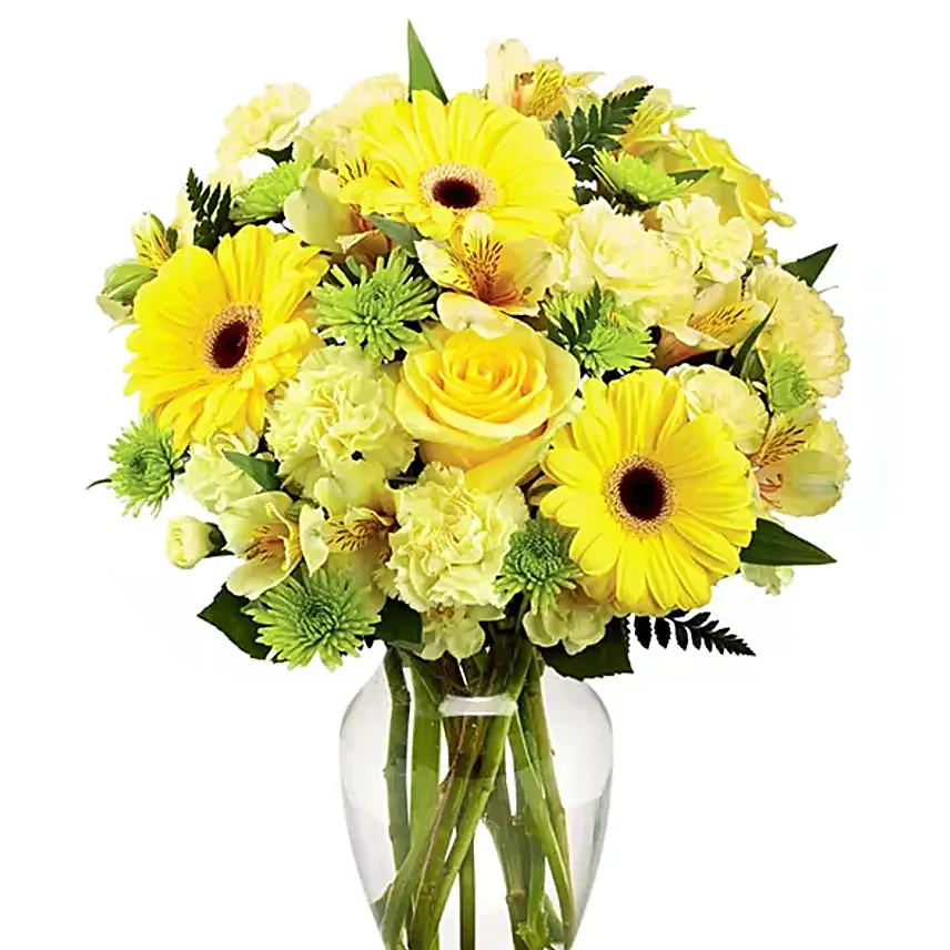 Bursting Yellow Bouquet