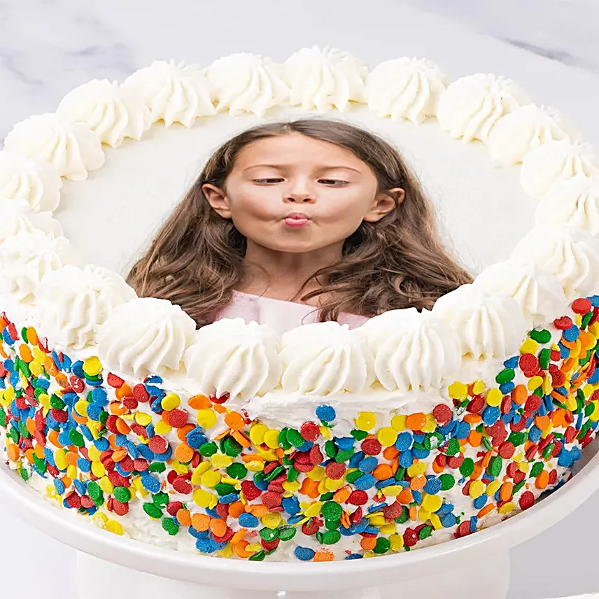 Happy Birthday Photo Cake