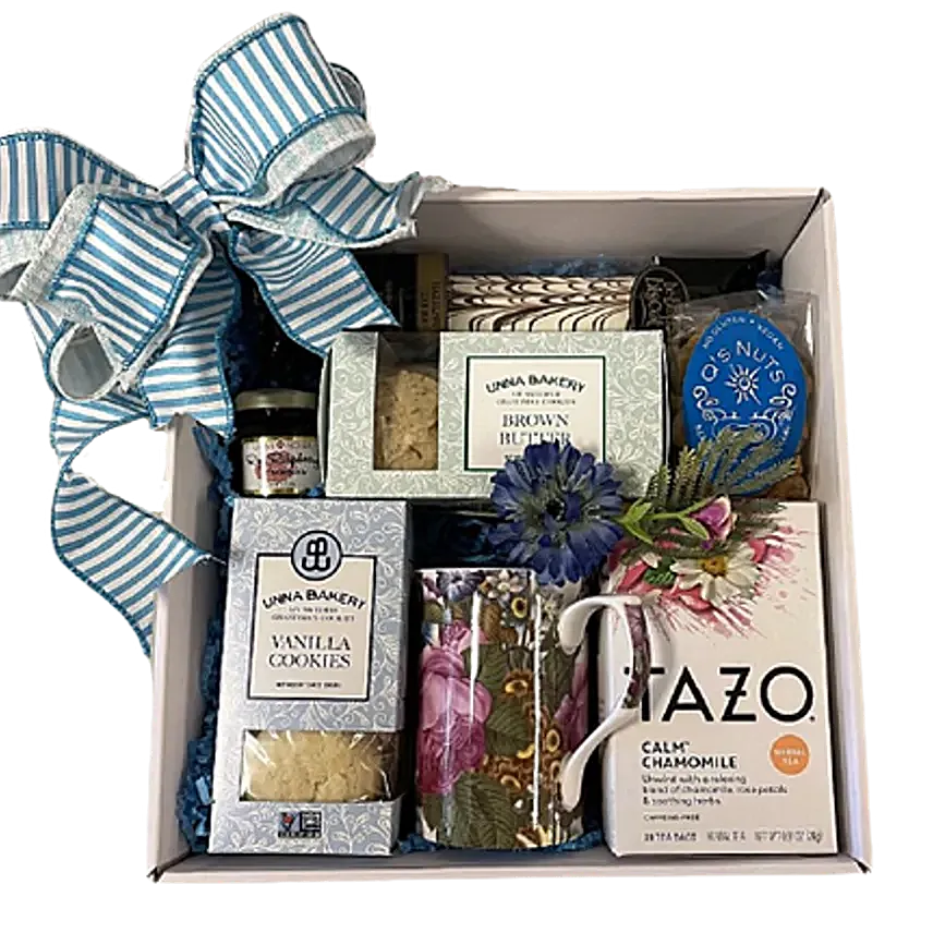 Tea And Flowers Gift Box