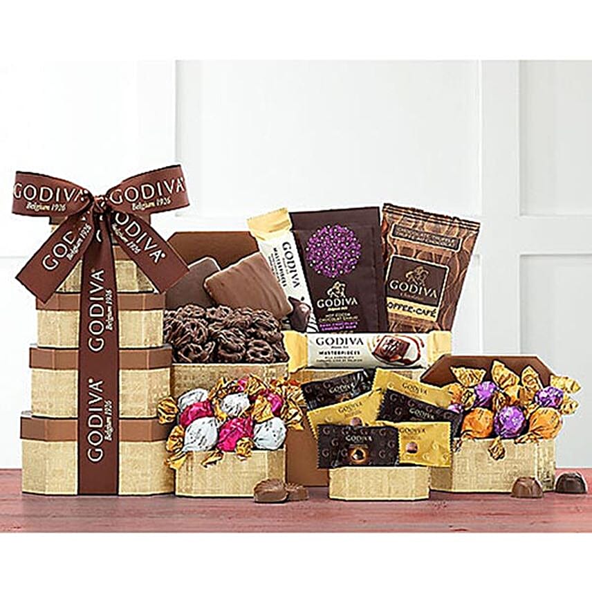Godiva Chocolate Gift Tower