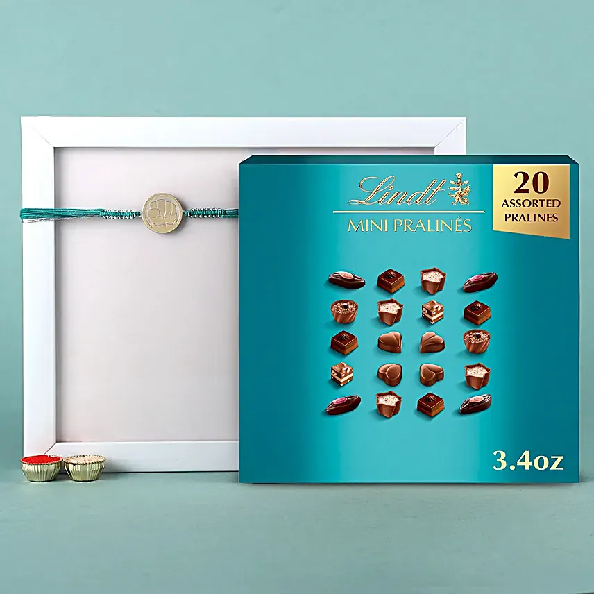 Sneh Hulk Kids Rakhi & Lindor Gourmet Truffles